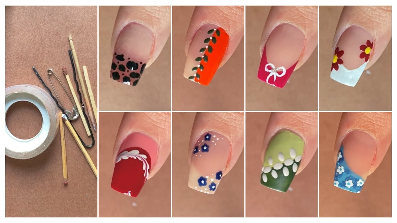 10 Easy Nail Art Designs With Household Items Nail Art Designs 2024 Simple YouTube