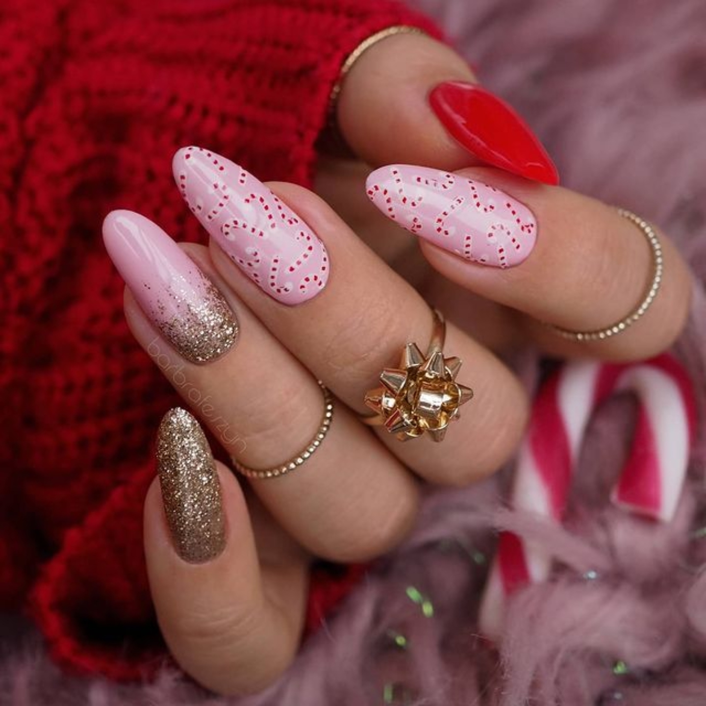 xmas nail designs
