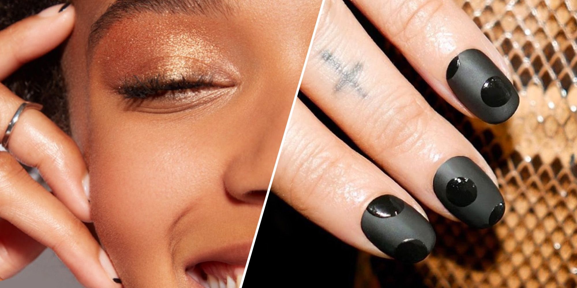 10 Matte Black Nail Designs Easy Matte Black Nail Art Looks For Halloween