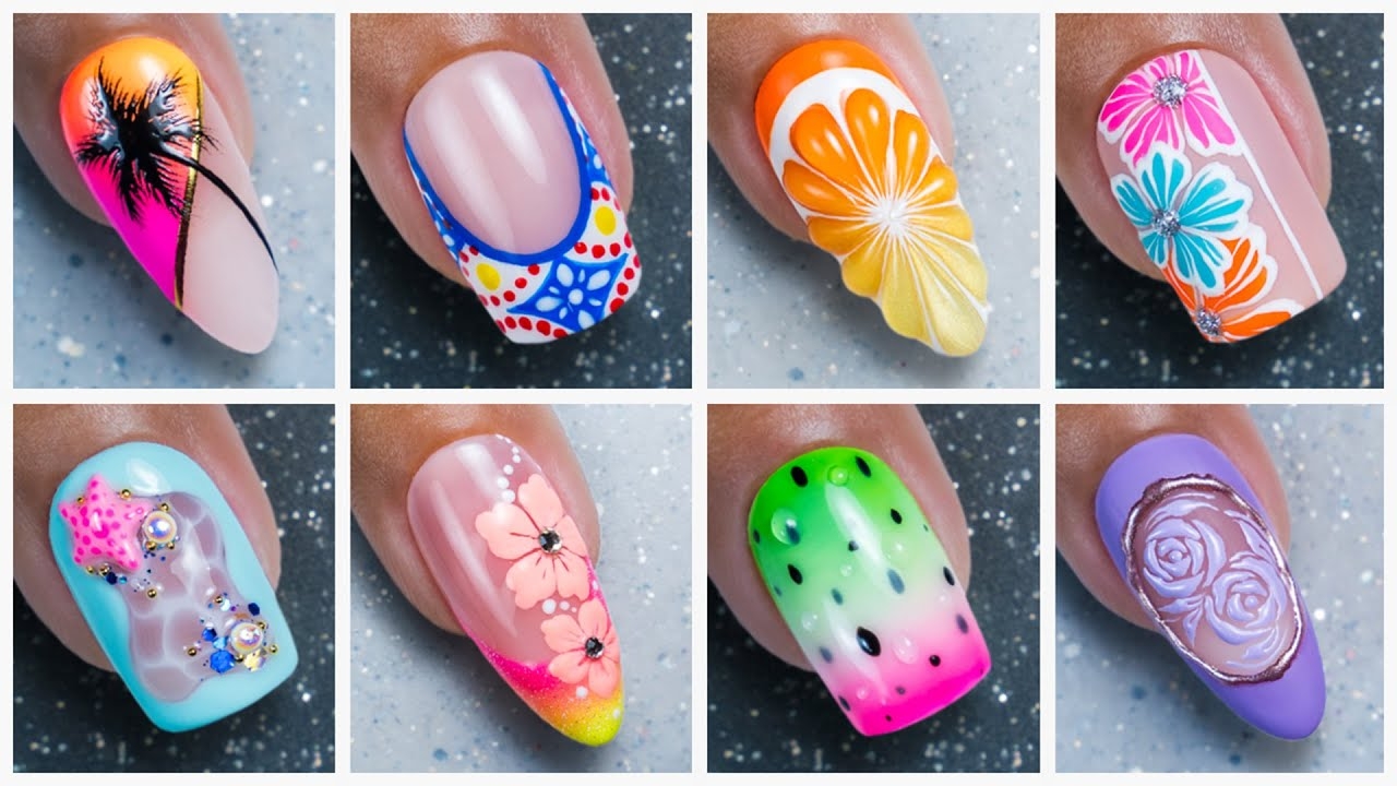 10 New Summer Nail Art Ideas 2024 Best Relaxing Nail Art Compilation YouTube