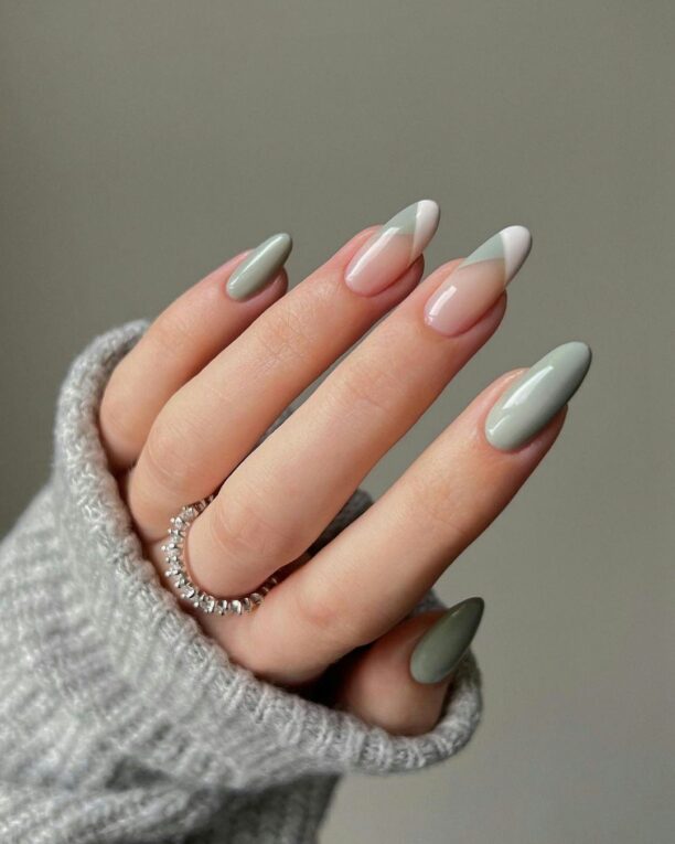Sage Green Nail Designs