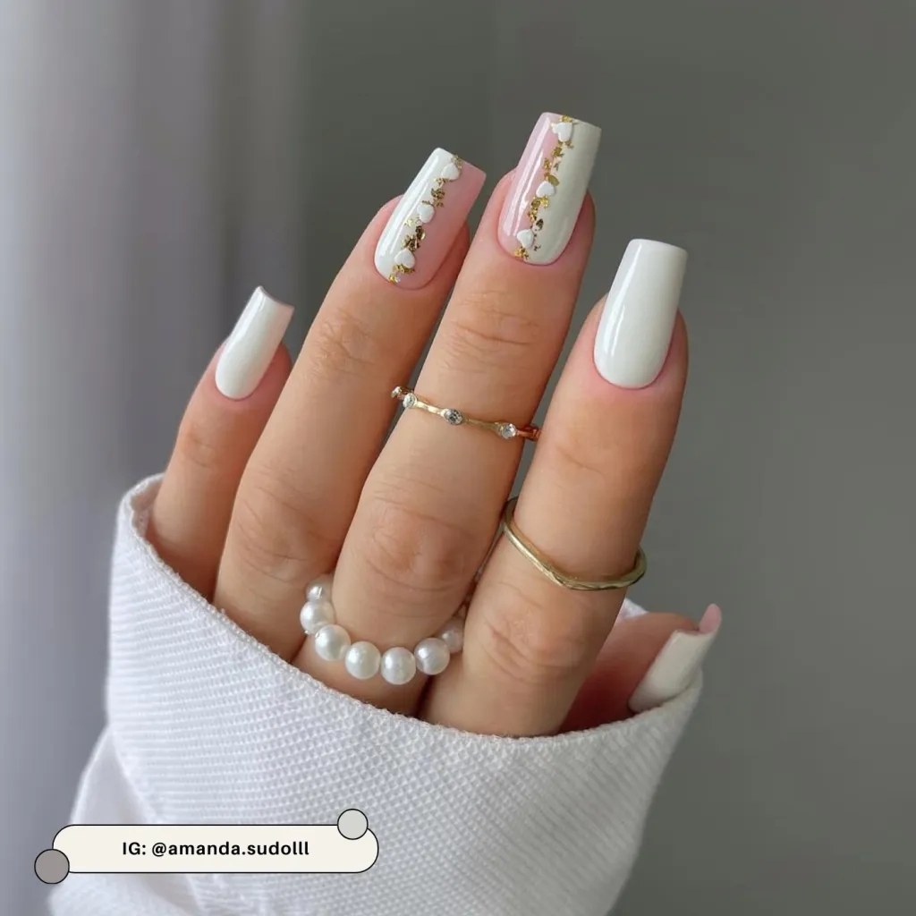 white nail designs