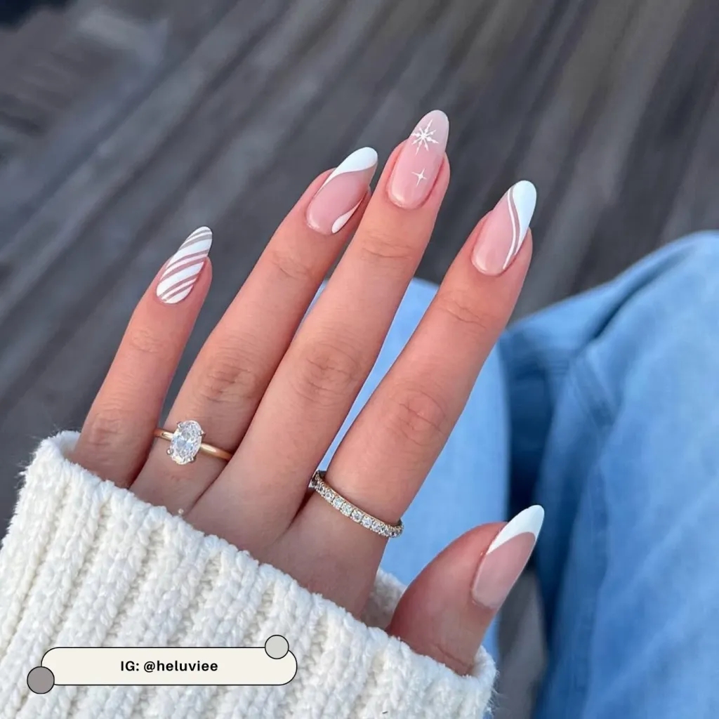 10 White Nail Designs To Bookmark For Your Next Winter Mani