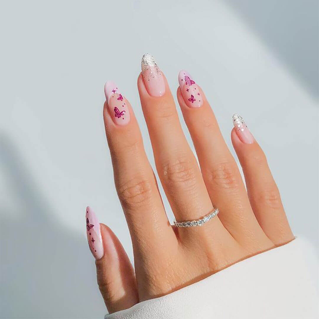 10 Y2K Coded Butterfly Nail Art Ideas To Try