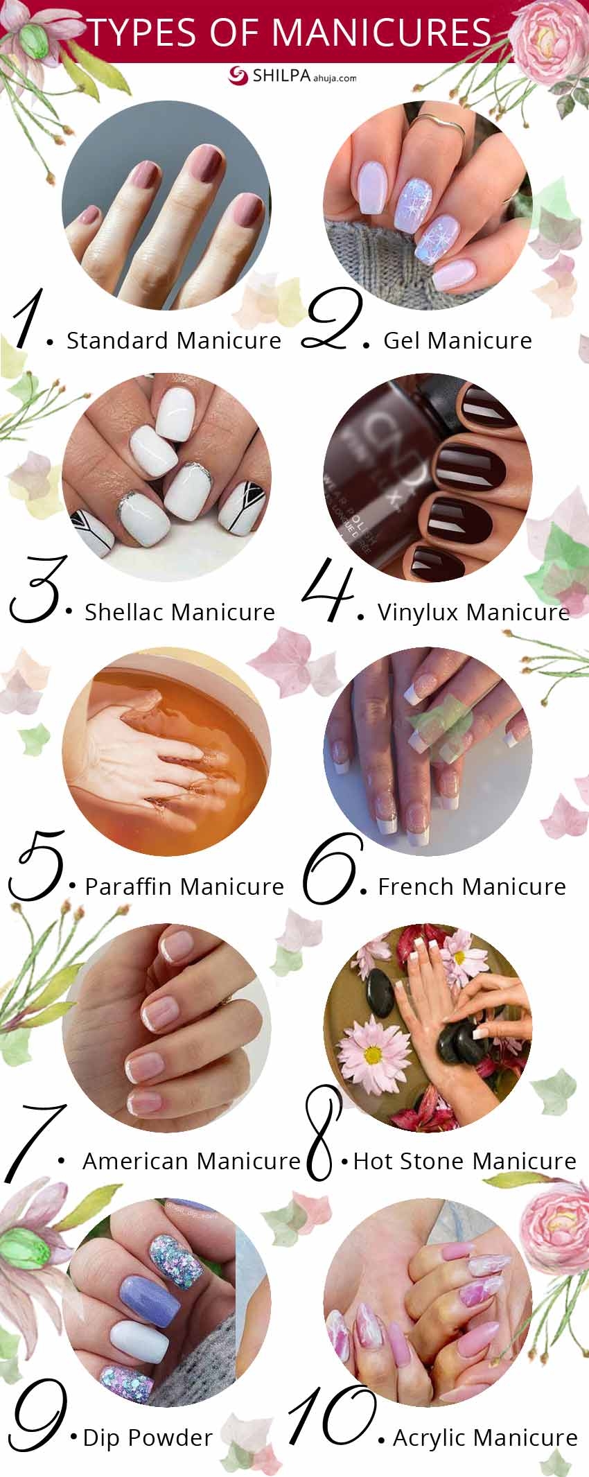 11 Different Types Of Nail Manicure To Try Out ShilpaAhuja