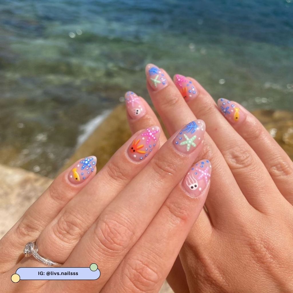 12 Beach Nail Designs For Your Next Summer Vacay 12 Beach Nail Designs For Your Next Summer Vacay