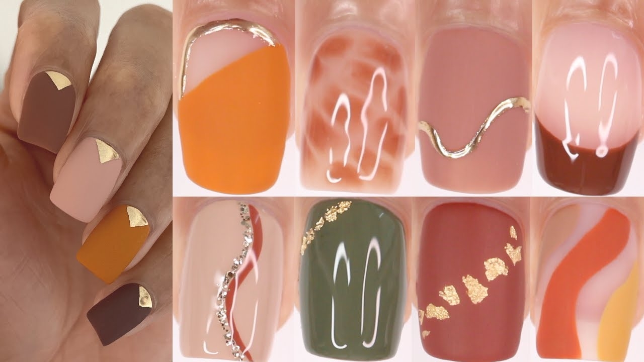 fall color nail designs