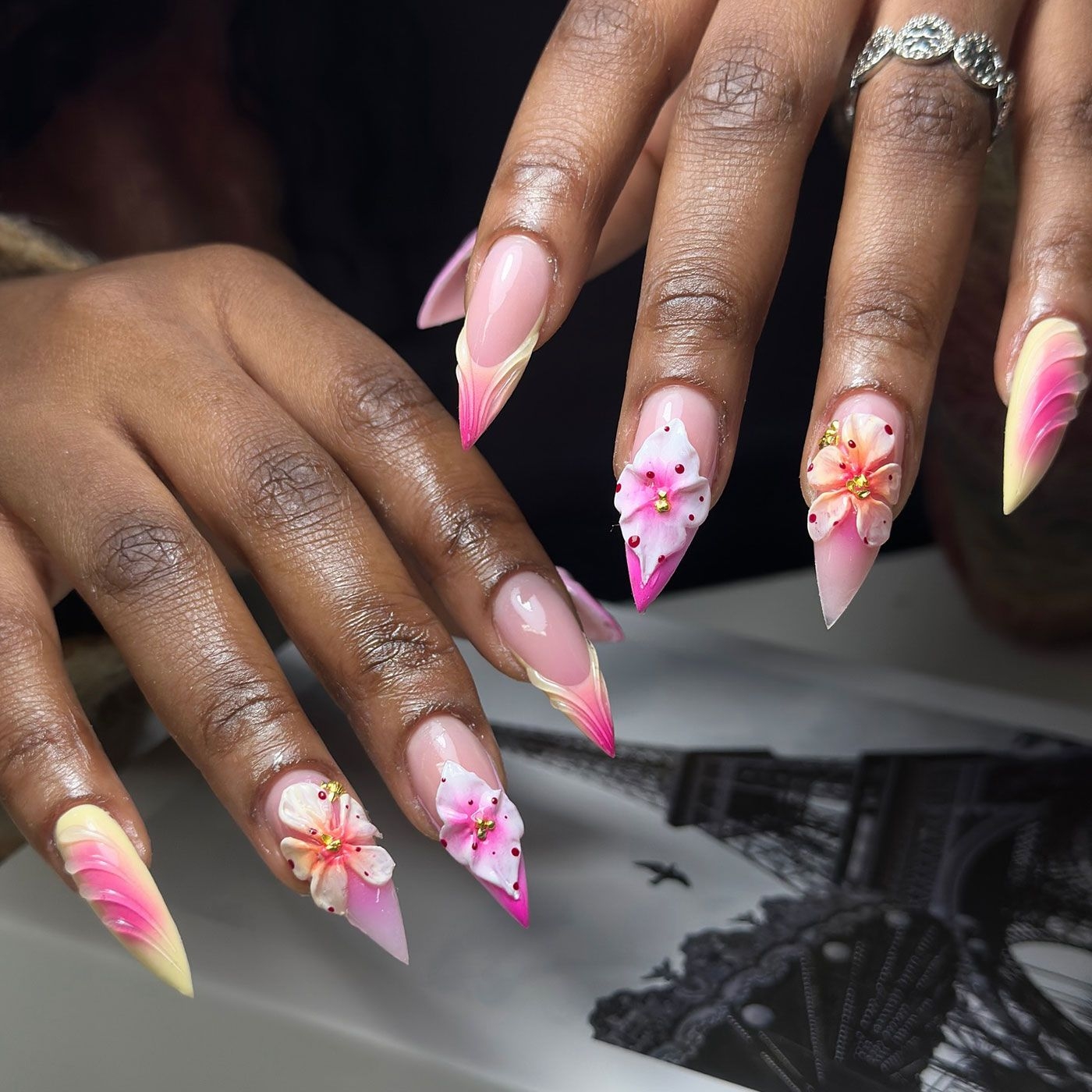 14 Acrylic Nail Ideas That Are Mega Mani Inspiration Glamour UK