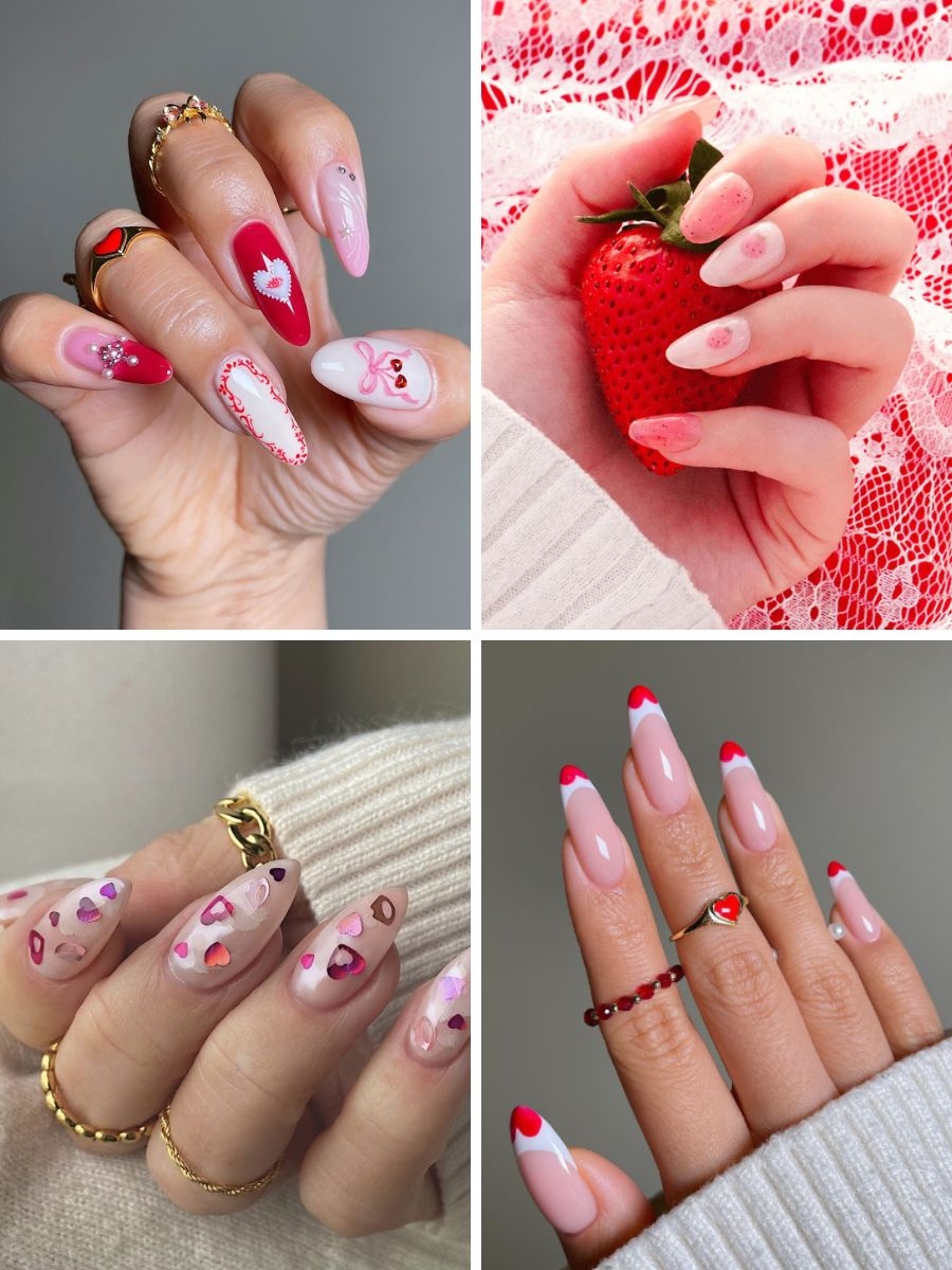 hot valentine's day nail designs