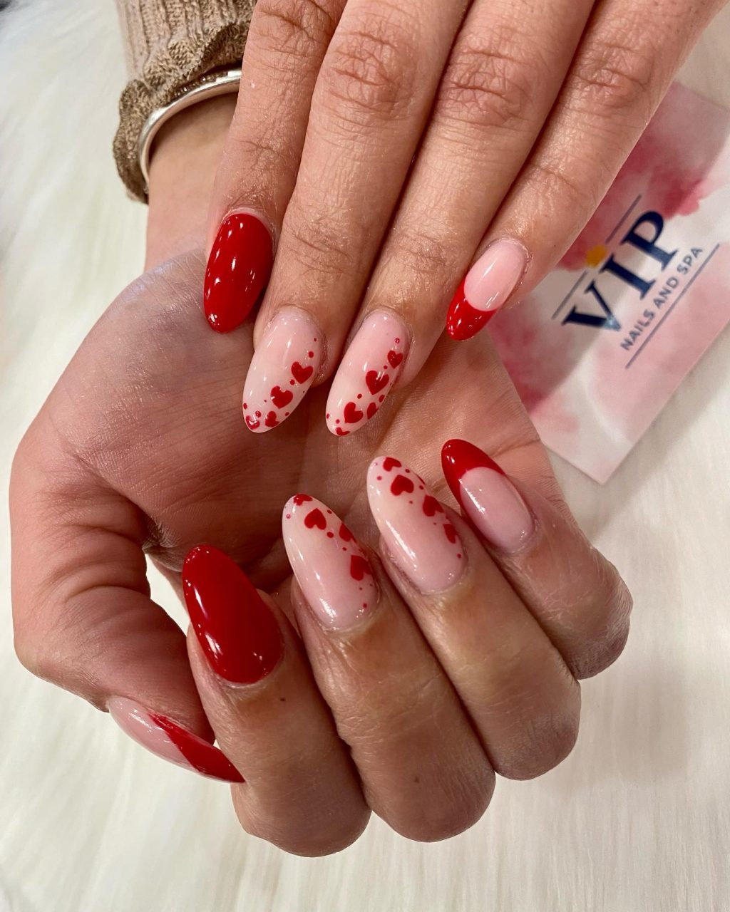 valentines nail designs