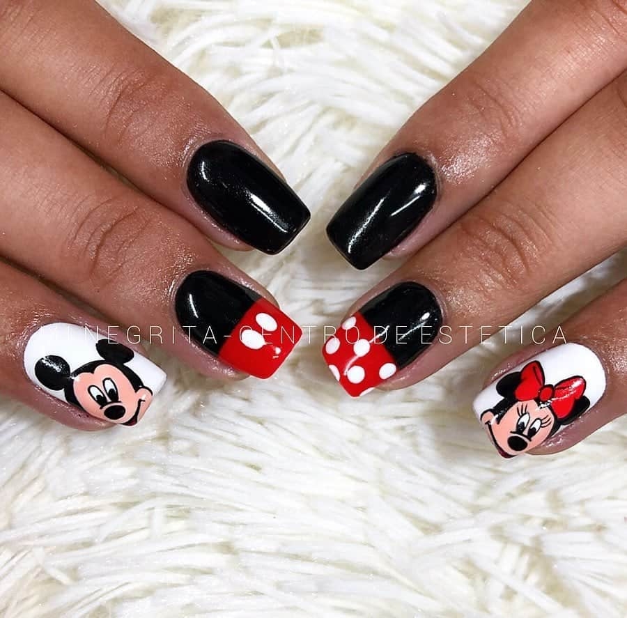 15 Mickey Minnie Mouse Nail Ideas For A Magical Manicure Scratch
