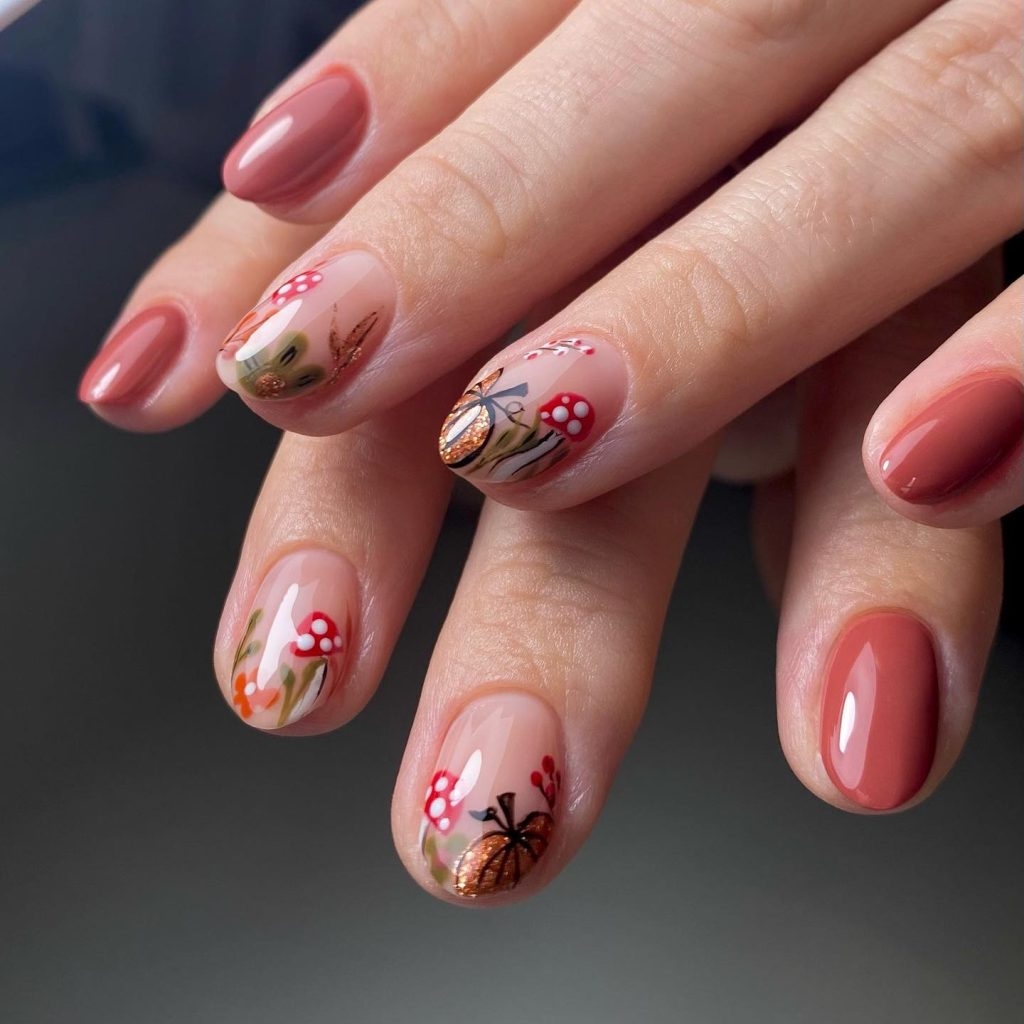 15 Trendy Fall Nail Designs For Short Nails Lifestyle With Leah