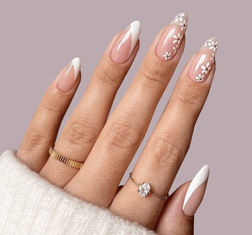 Summer White Nail Designs
