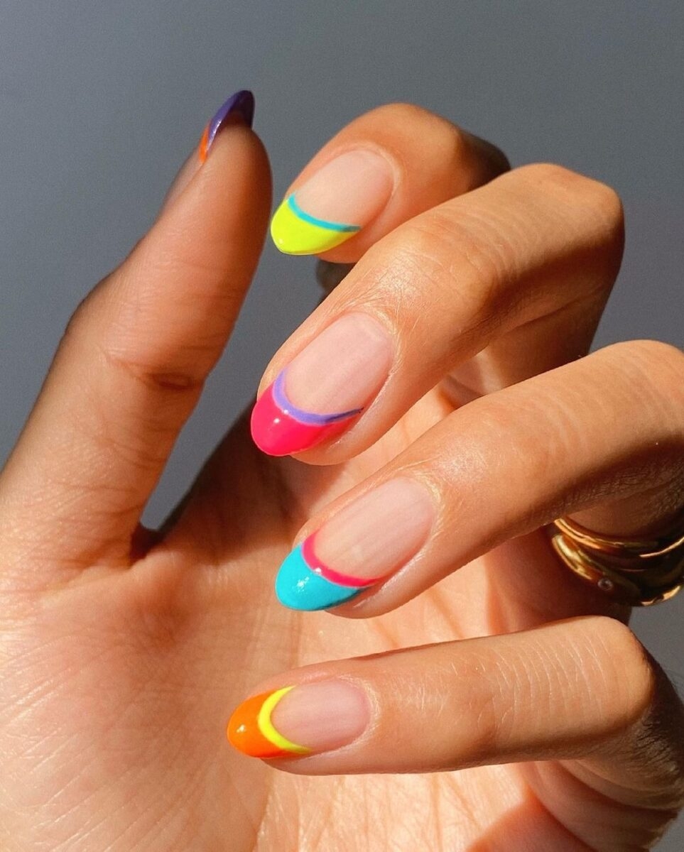 16 Multicolor Nail Ideas To Inspire Your Next Manicure