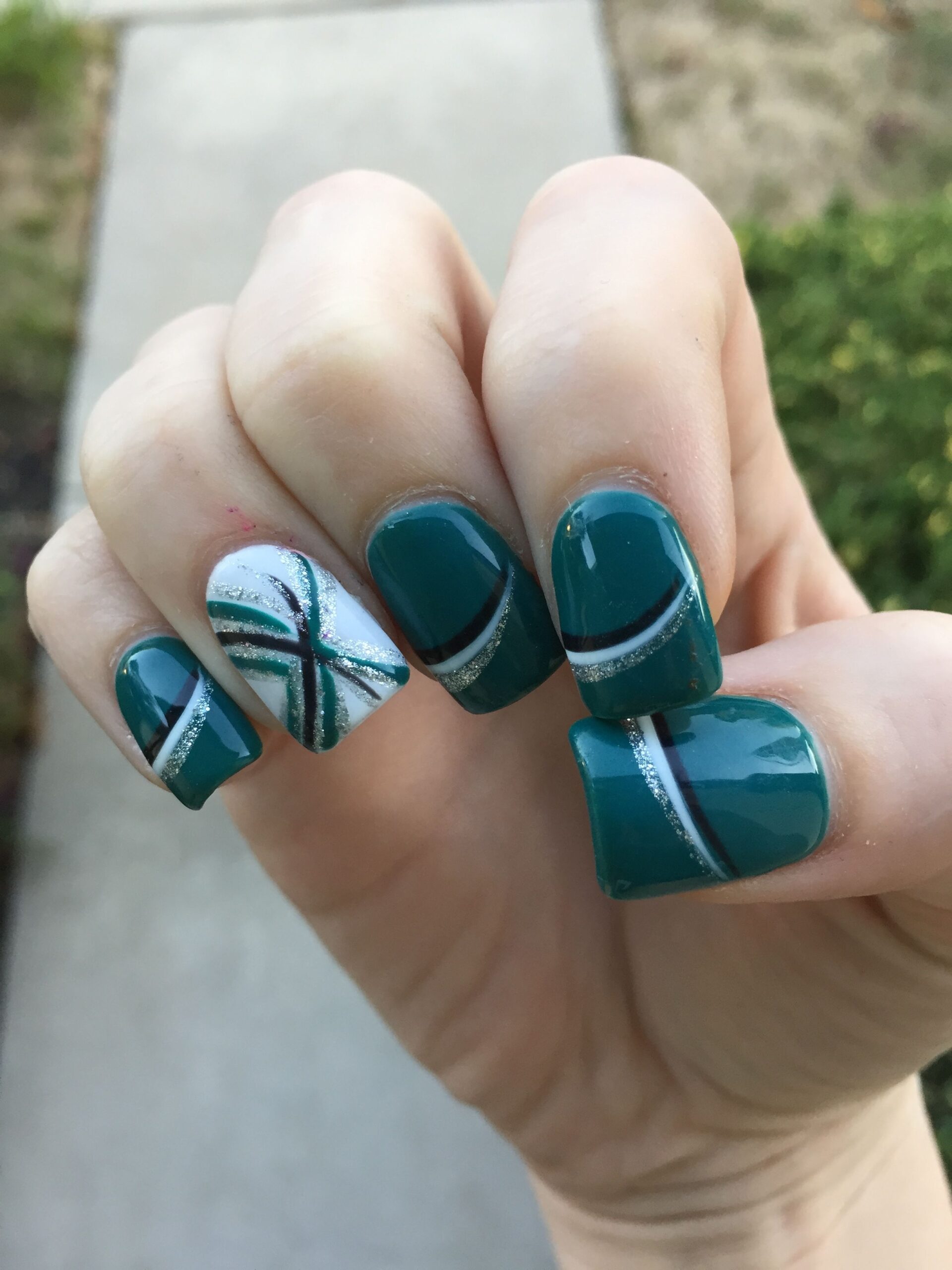 18 Best Eagle Nails Ideas Eagle Nails Philadelphia Eagles Nails Football Nails