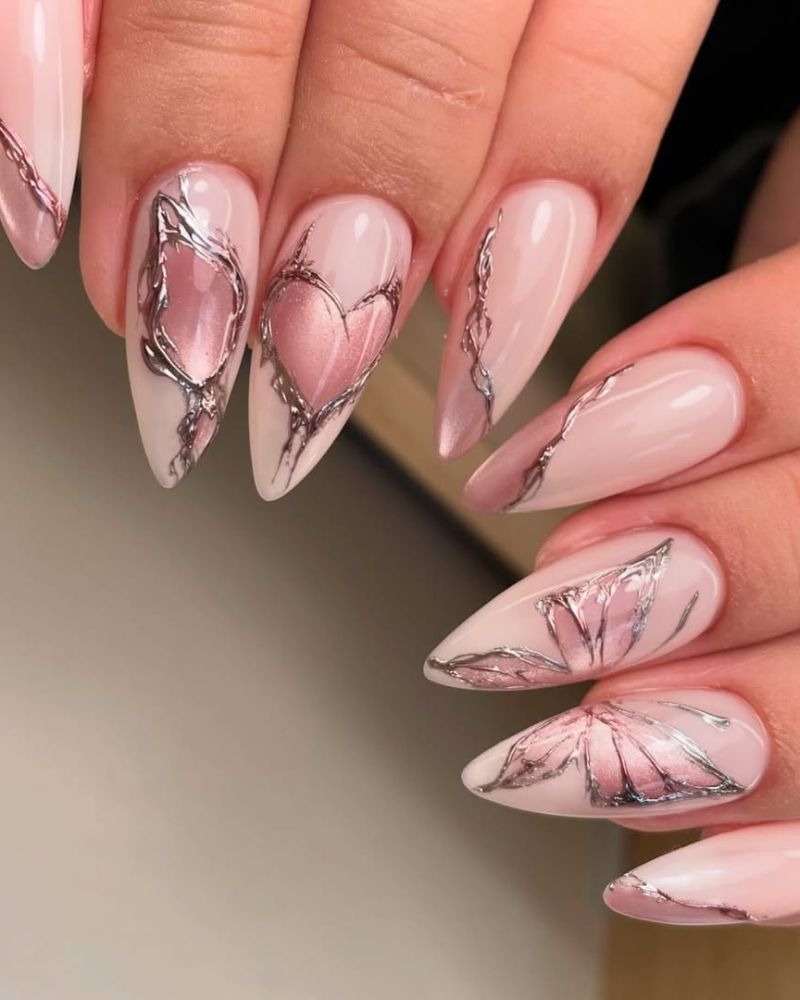 18 Butterfly Nails That Flutter Between Dainty And Dreamy