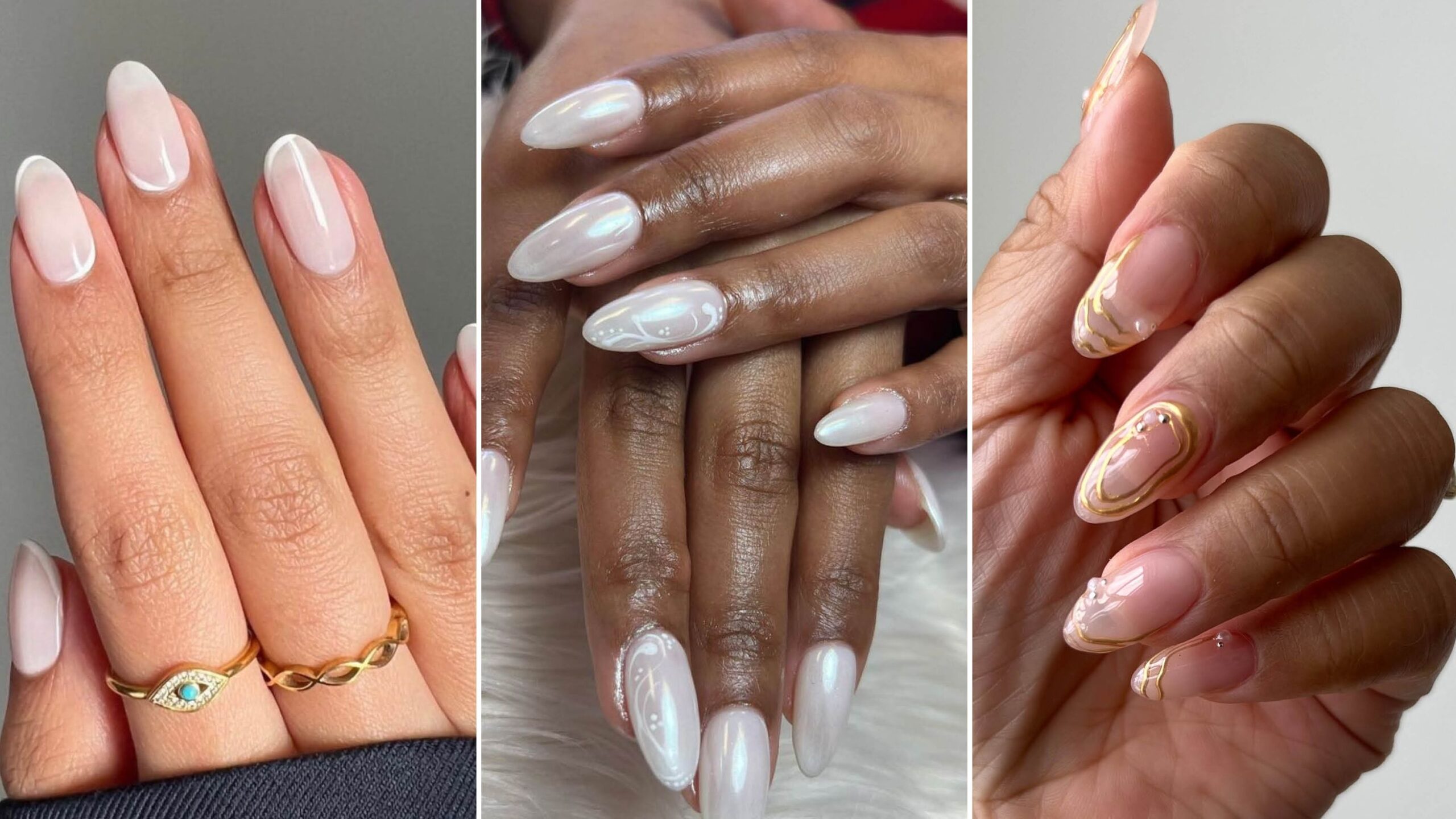 wedding nail inspo