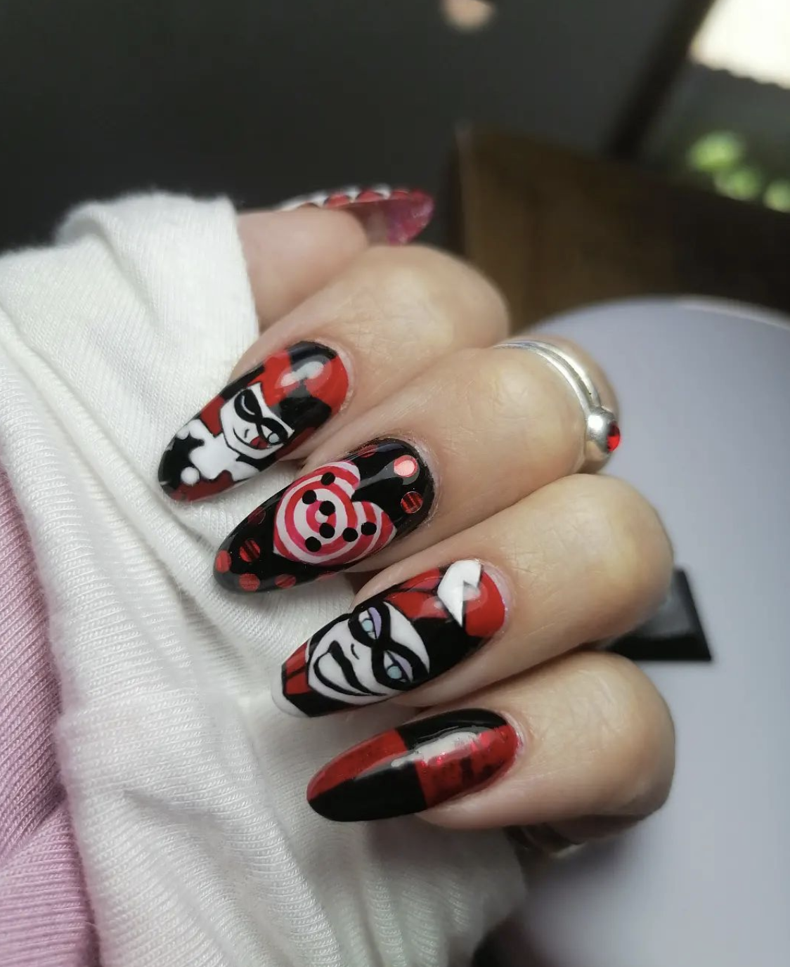 20 Harley Quinn Themed Nails To Steal The Spotlight Nailz In Bloom