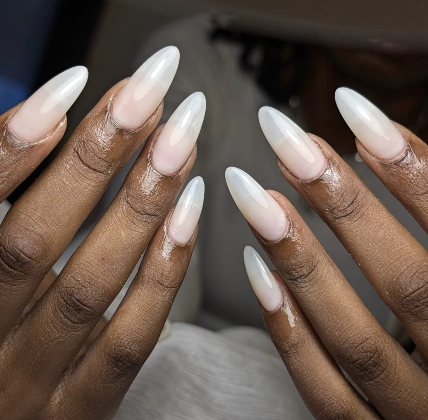20 Stunning Milky White Nail Designs To Try This Season Nailz In Bloom