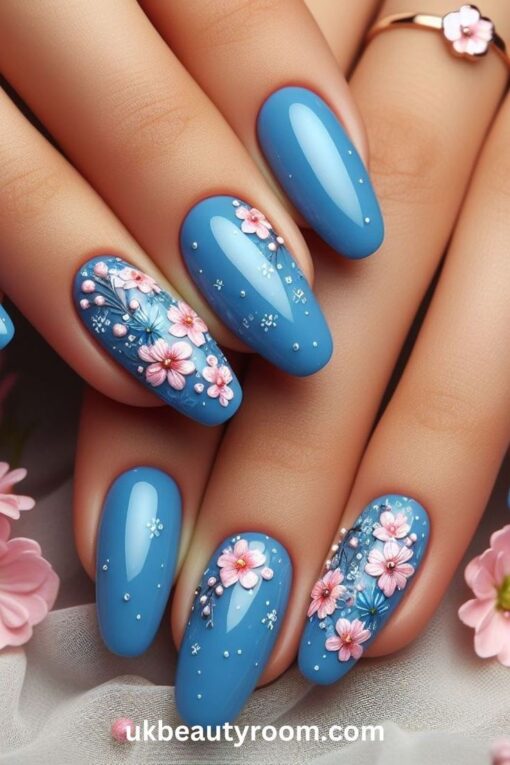 2024 s Most Stunning Blue Nail Designs Unveiled