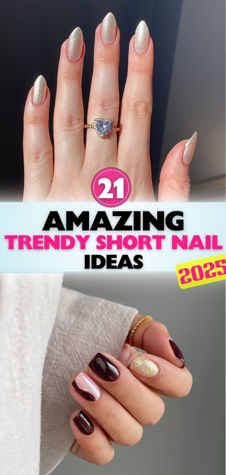 21 Trendy Short Nail Ideas 2025 