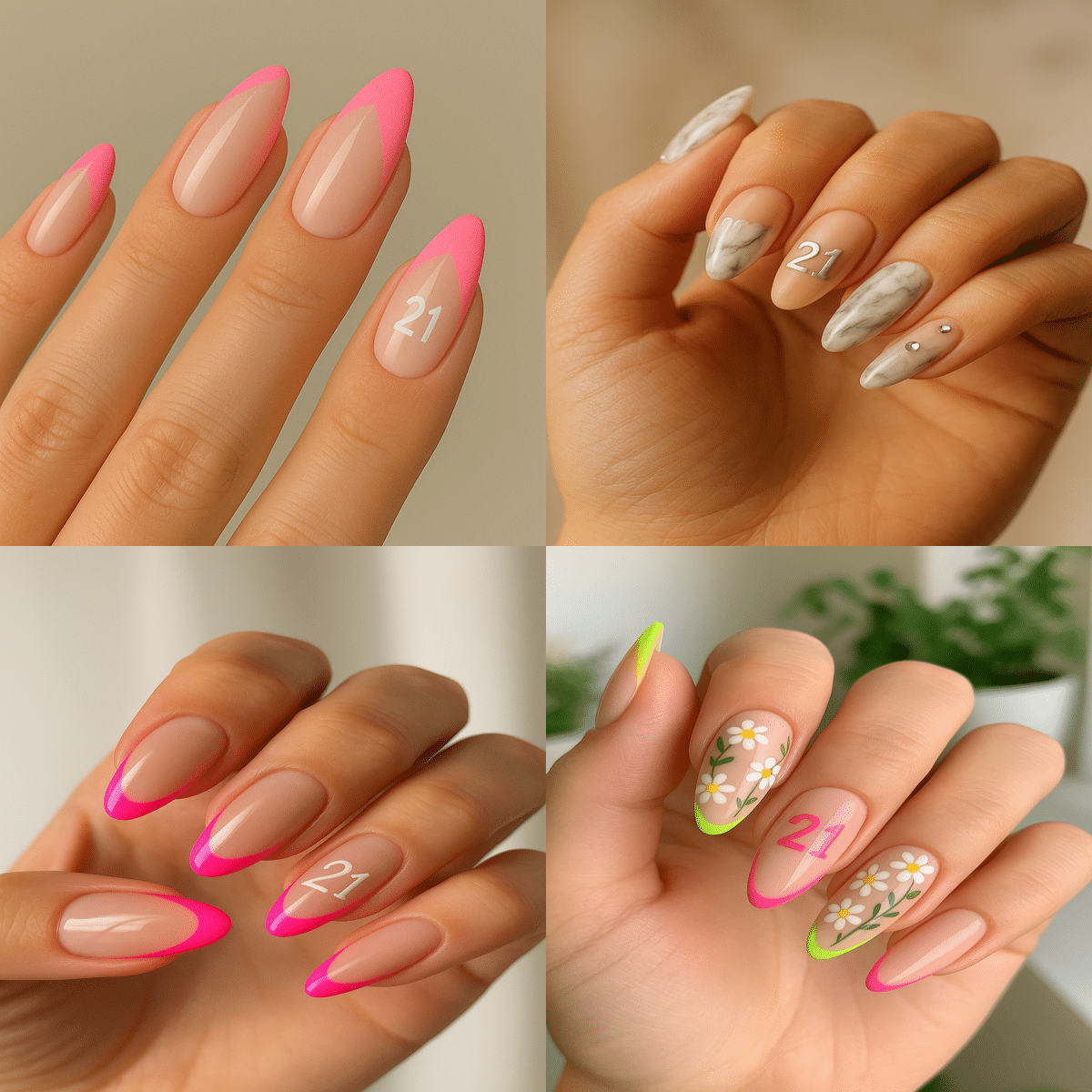 21st Birthday Nail Ideas Celebrate Your Nails My Life Your Way
