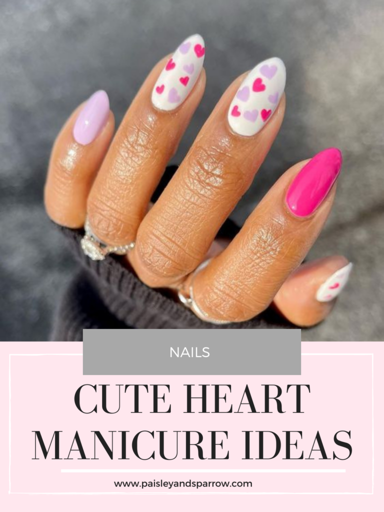 heart nail designs