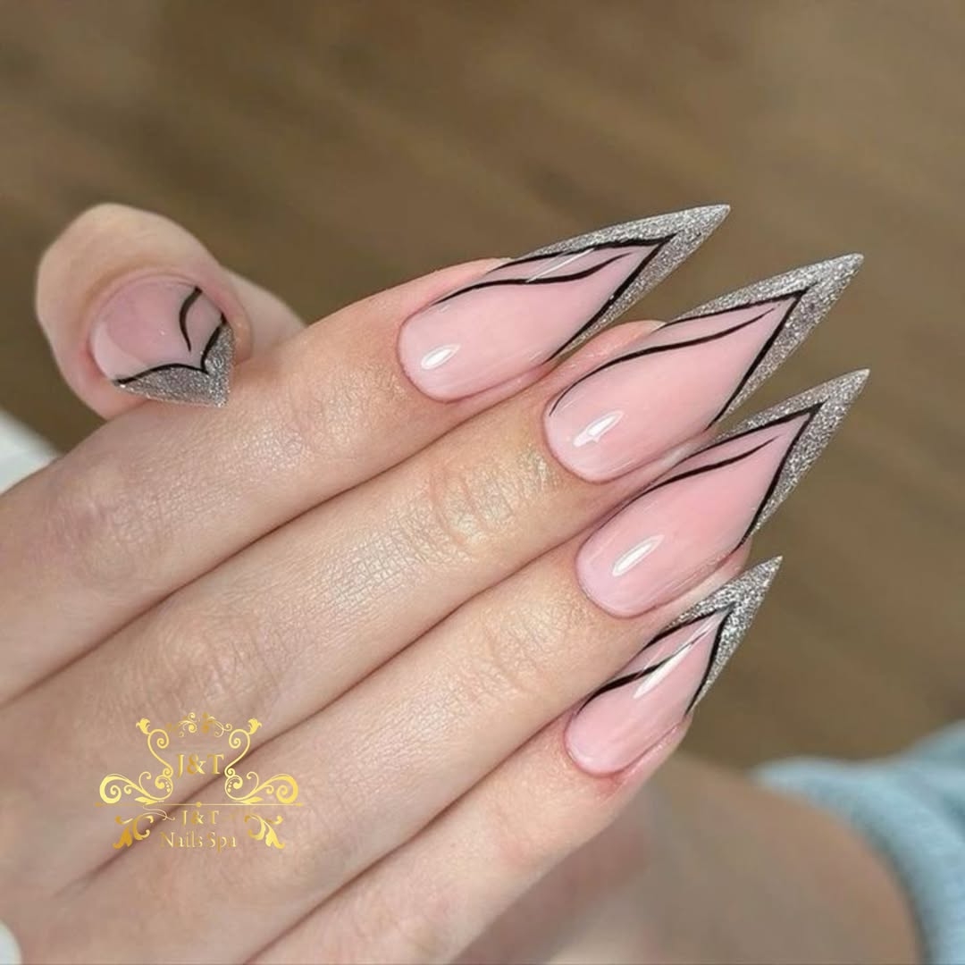 22 Stiletto Nail Ideas That Bring Bold Elegant Drama To Your Manicure