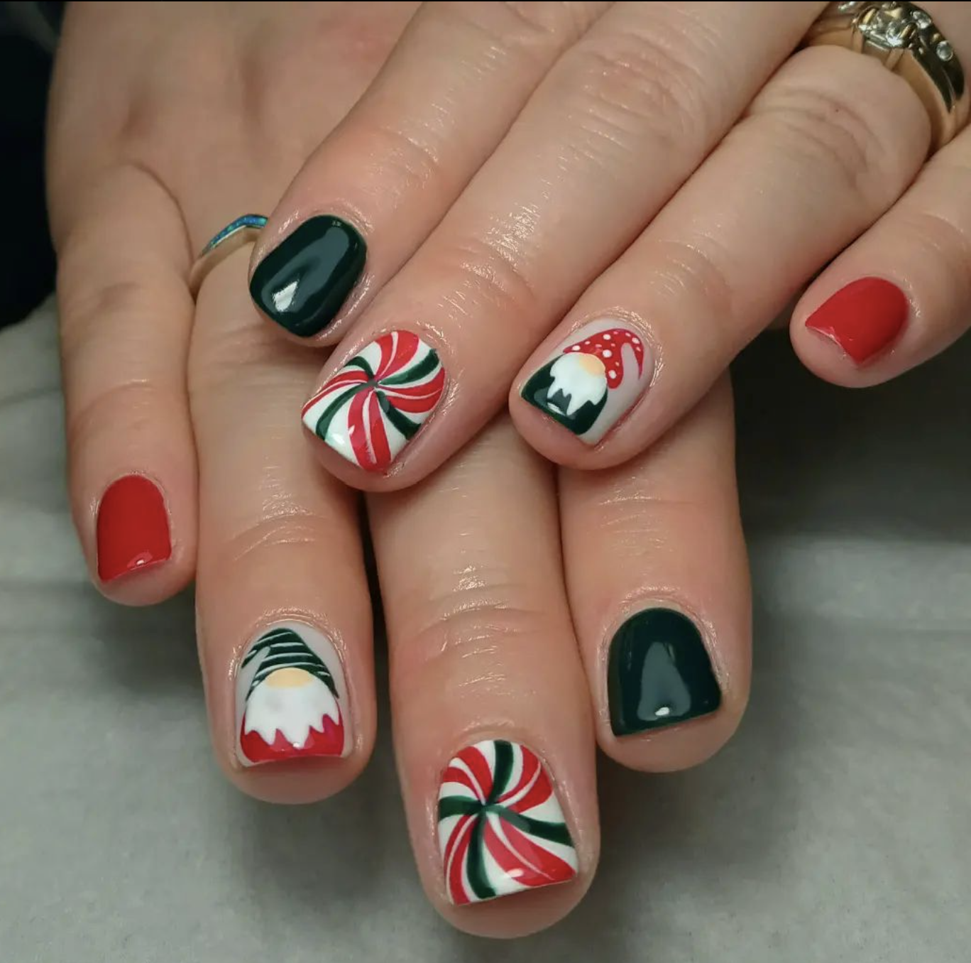 23 Christmas Gnome Nail Designs To Spread The Holiday Joy Nailz In Bloom