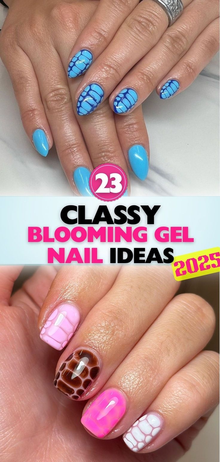 23 Stunning Blooming Gel Nail Ideas For 2025