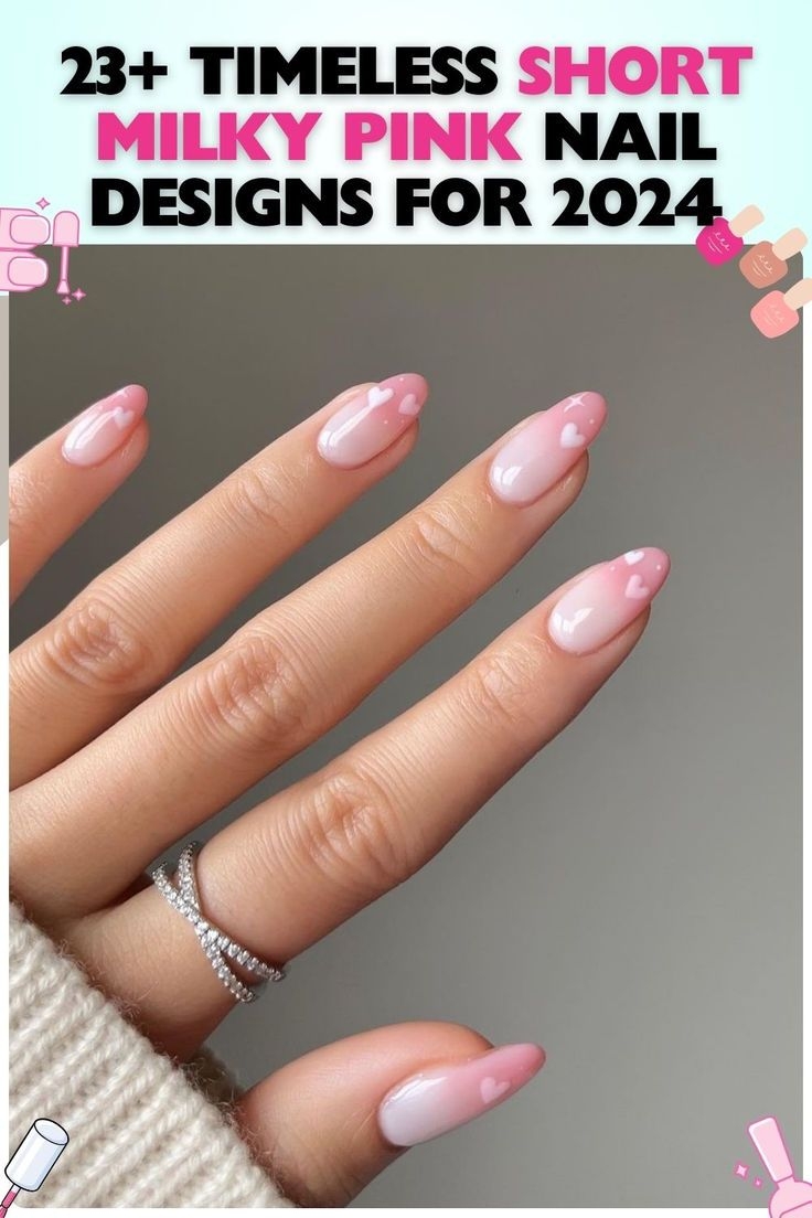 pink nail designs 2024