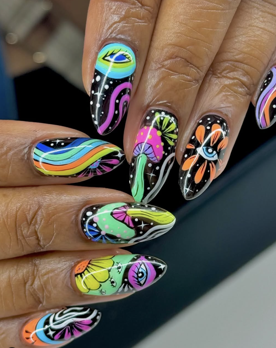 23 Trippy Nail Designs That Will Blow Your Mind Literally Nailz In Bloom