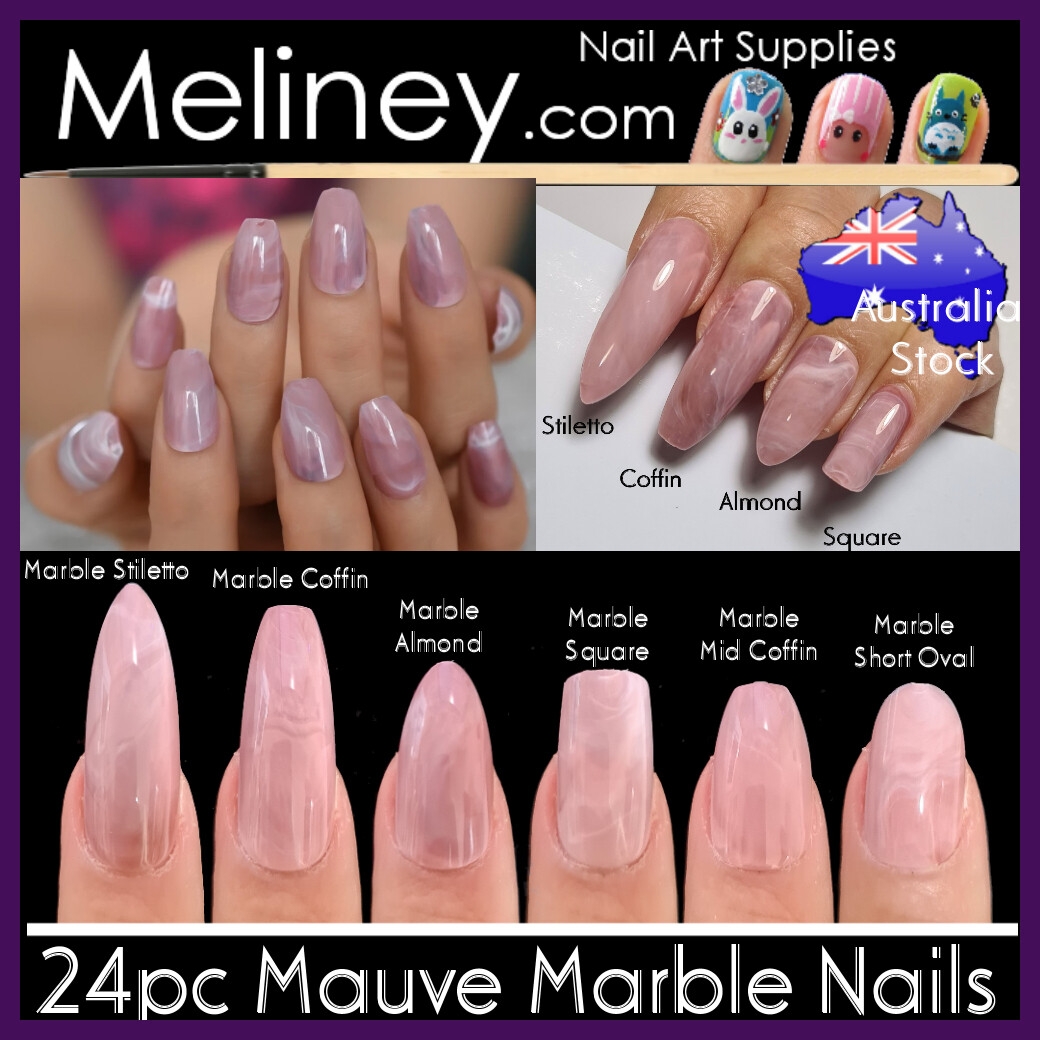 mauve nail designs