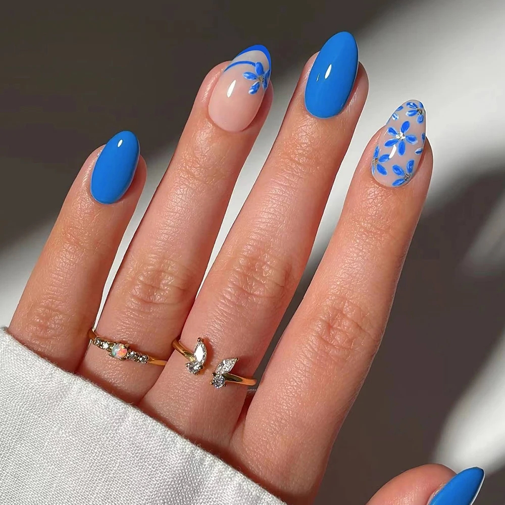 short oval nail designs