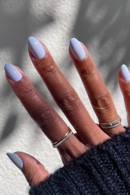 25 Baby Blue Nail Ideas The Gray Details