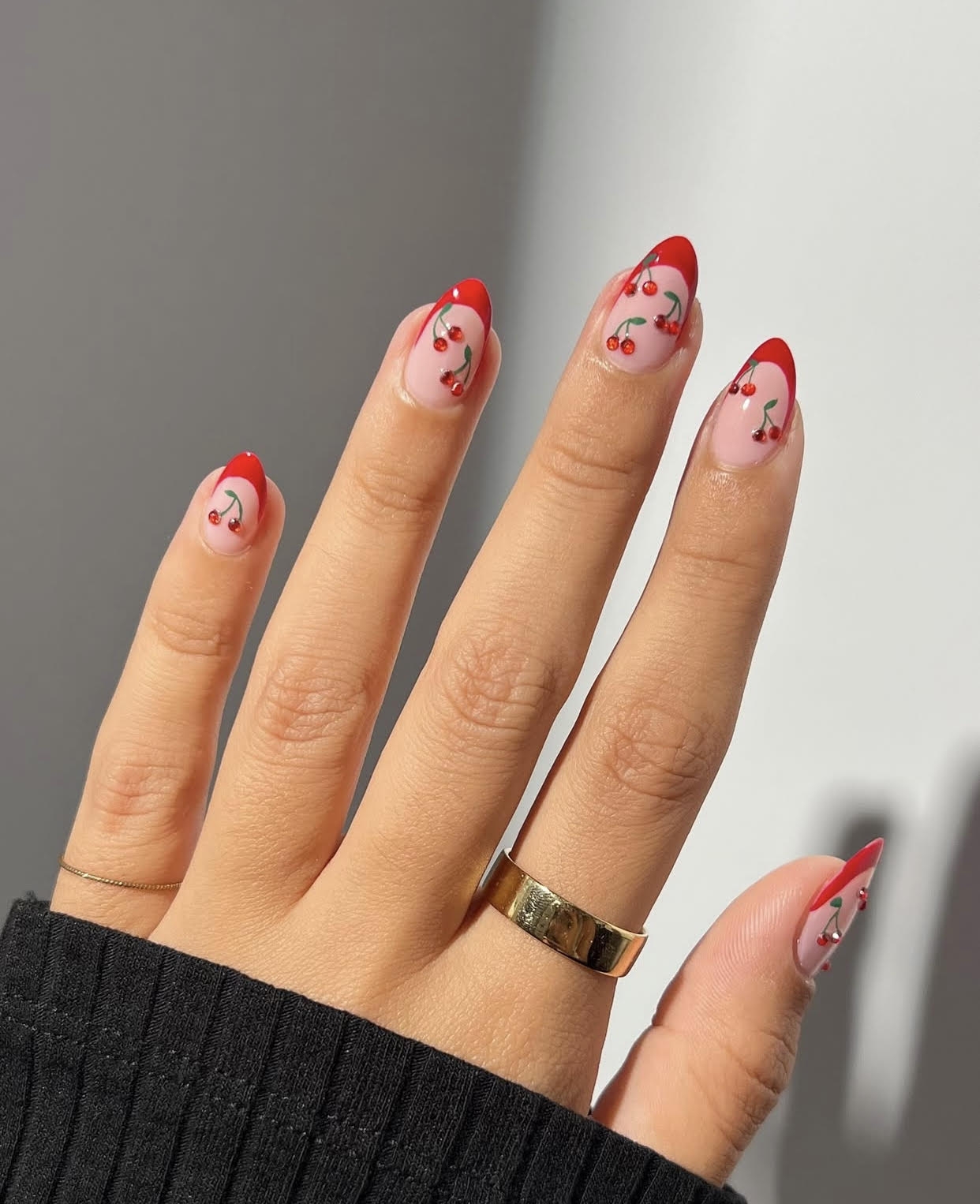 25 Cute Cherry Red Nails Design That Will Rule 2025 Farah Salem