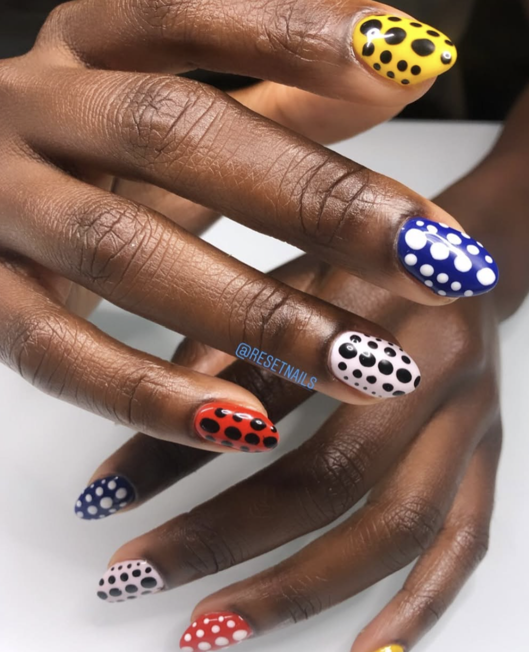 25 Polka Dot Nail Designs For Chic And Funky Nails Nailz In Bloom