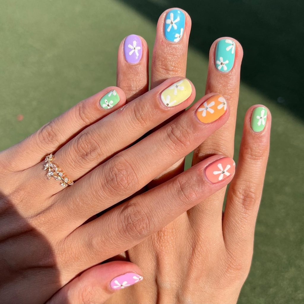 25 Simple Spring Nail Ideas For Both Long Nails And Short Nails Lifestyle With Leah