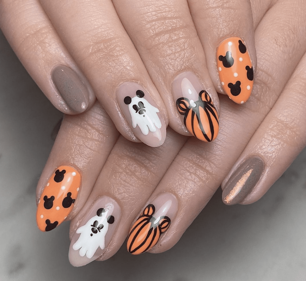 25 Spooktacular Disney Halloween Nail Designs Every Fan Will Love Nailz In Bloom