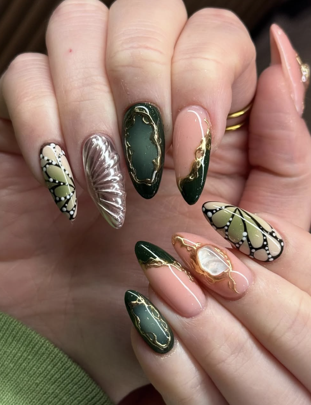 25 Spring Green Nail Designs That Scream Springtime Chic Nailz In Bloom