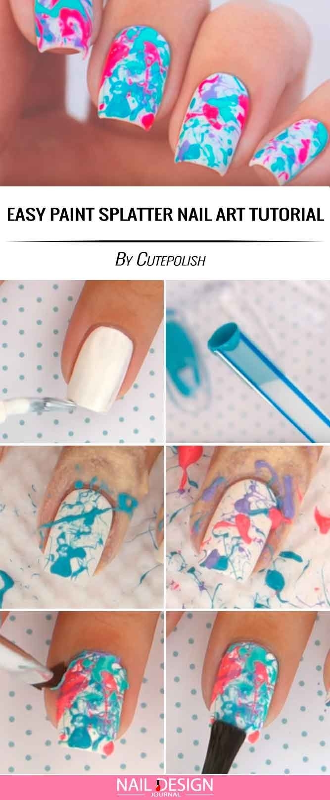 25 Super Easy Nail Designs DIY Tutorials