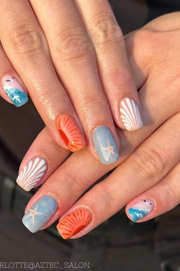 25 Trendy Beach Nails For Your Next Vacation