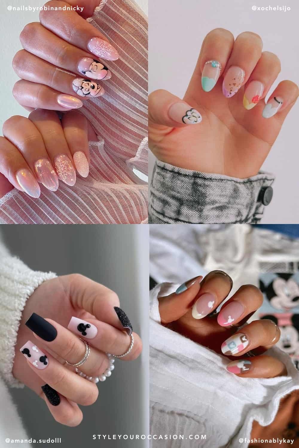 27 Disney Nails That Are Pure Magic simple Cute Classy 