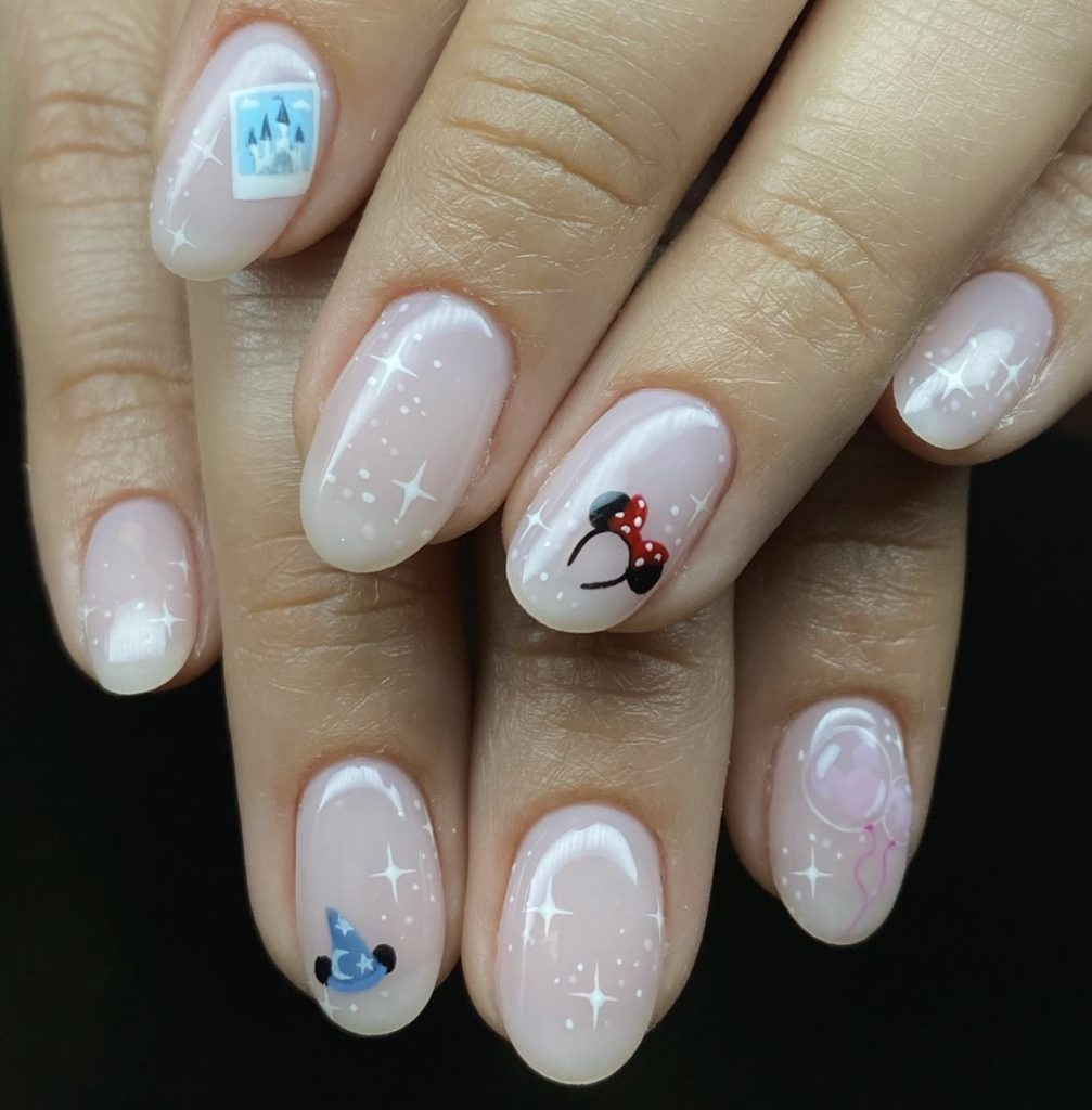 27 Easy Disney Nail Ideas For Your Next Disney Inspired Nail Designs Lifestyle With Leah