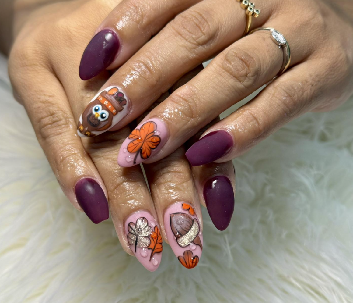 turkey nail designs