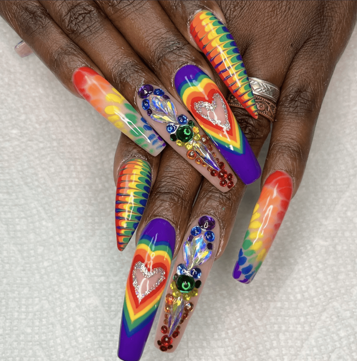 27 Mesmerizing Rainbow Nail Designs That Are Creatively Made Nailz In Bloom