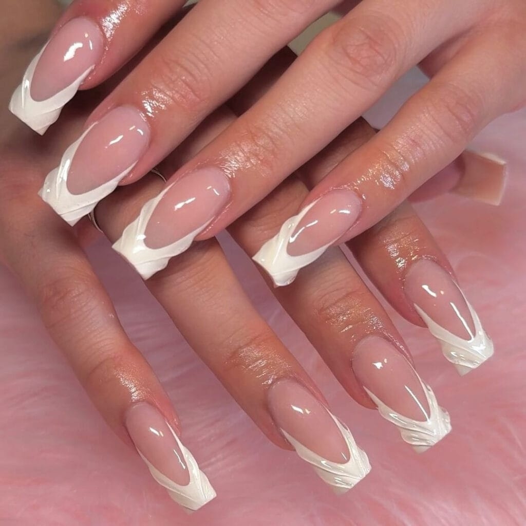 29 Elegant French Nails Design For 2024