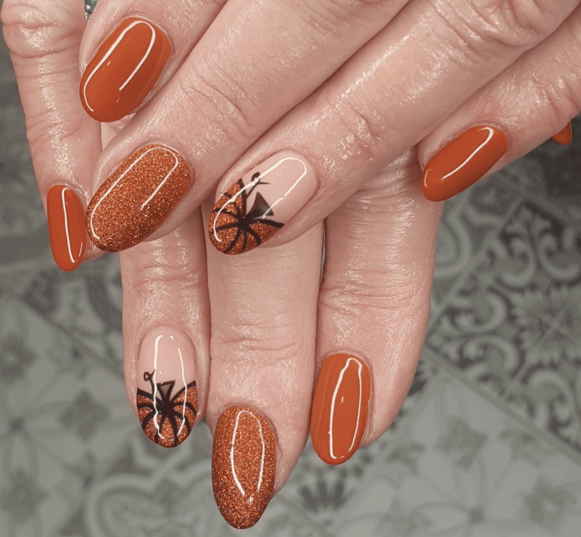 29 Fall Burnt Orange Nail Designs To Unleash Your Magic Nailz In Bloom