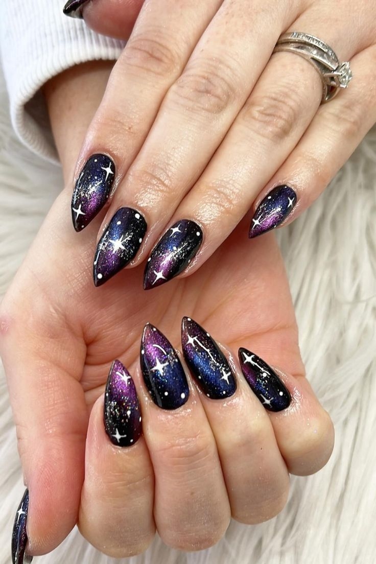 29 Galaxy Nail Art Designs To Shine In 2024 Cosmic Ideas For Stunning Nails Divagaze