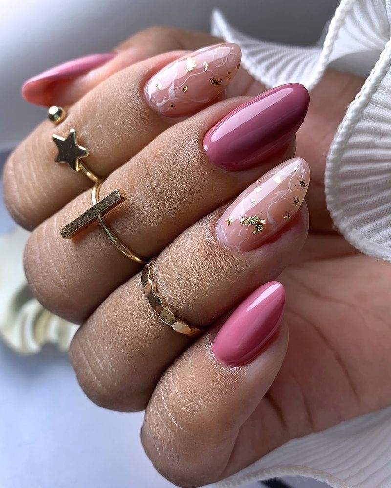 light pink nail designs
